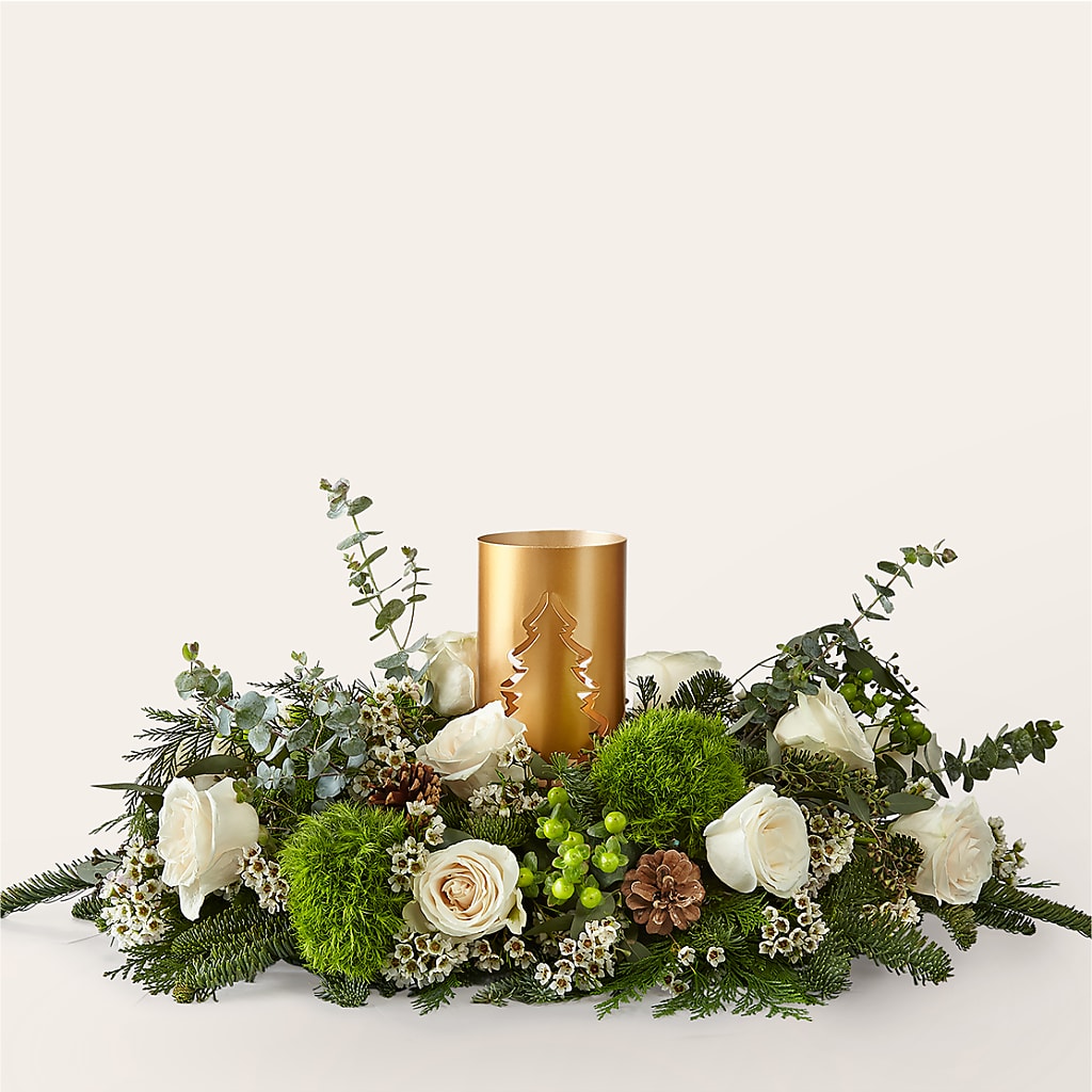 Chestnuts Roasting Centerpiece – ILLUSIONS FLORAL & GIFTS LLC, Marshfield WI