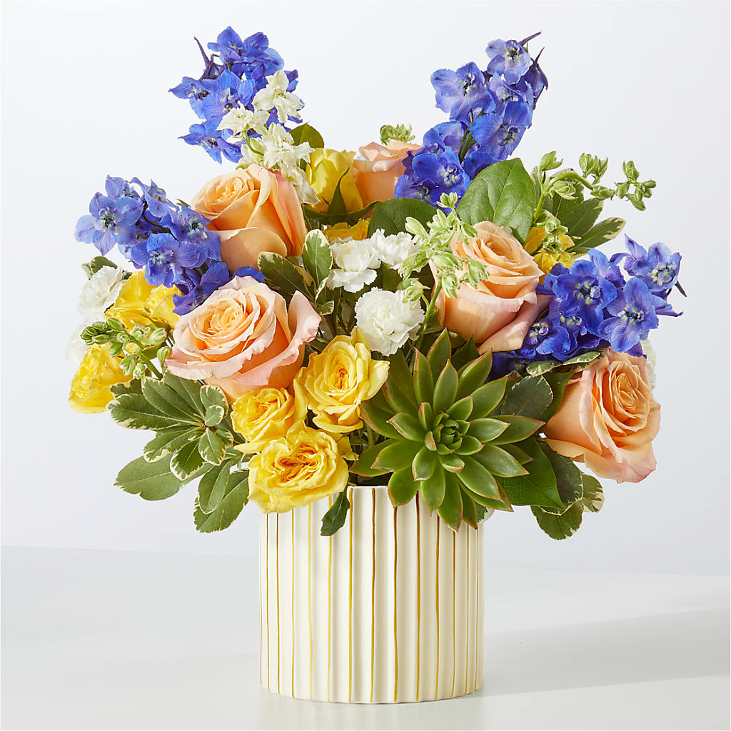Cobalt Reverie Bouquet – ILLUSIONS FLORAL & GIFTS LLC, Marshfield WI