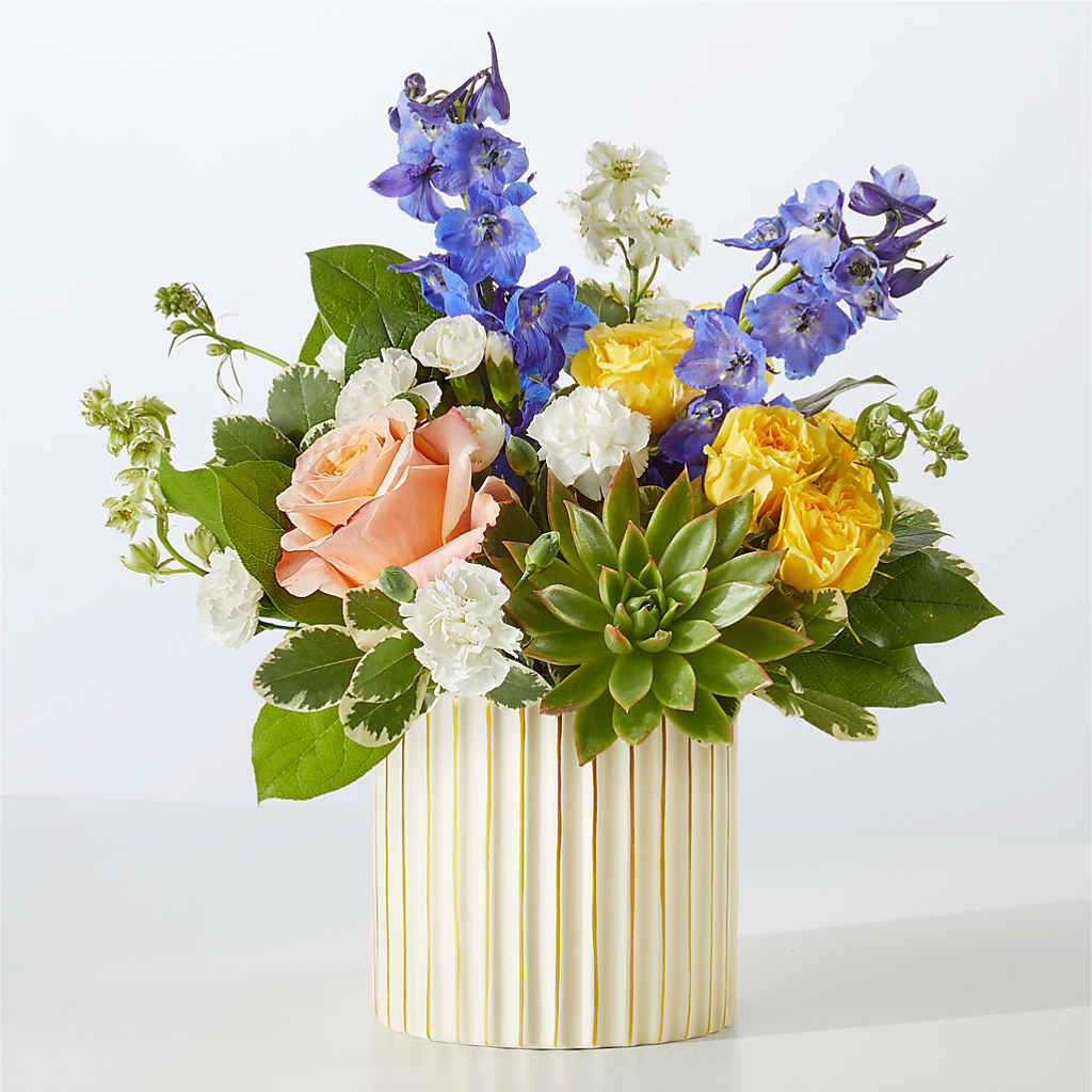 Cobalt Reverie Bouquet – ILLUSIONS FLORAL & GIFTS LLC, Marshfield WI