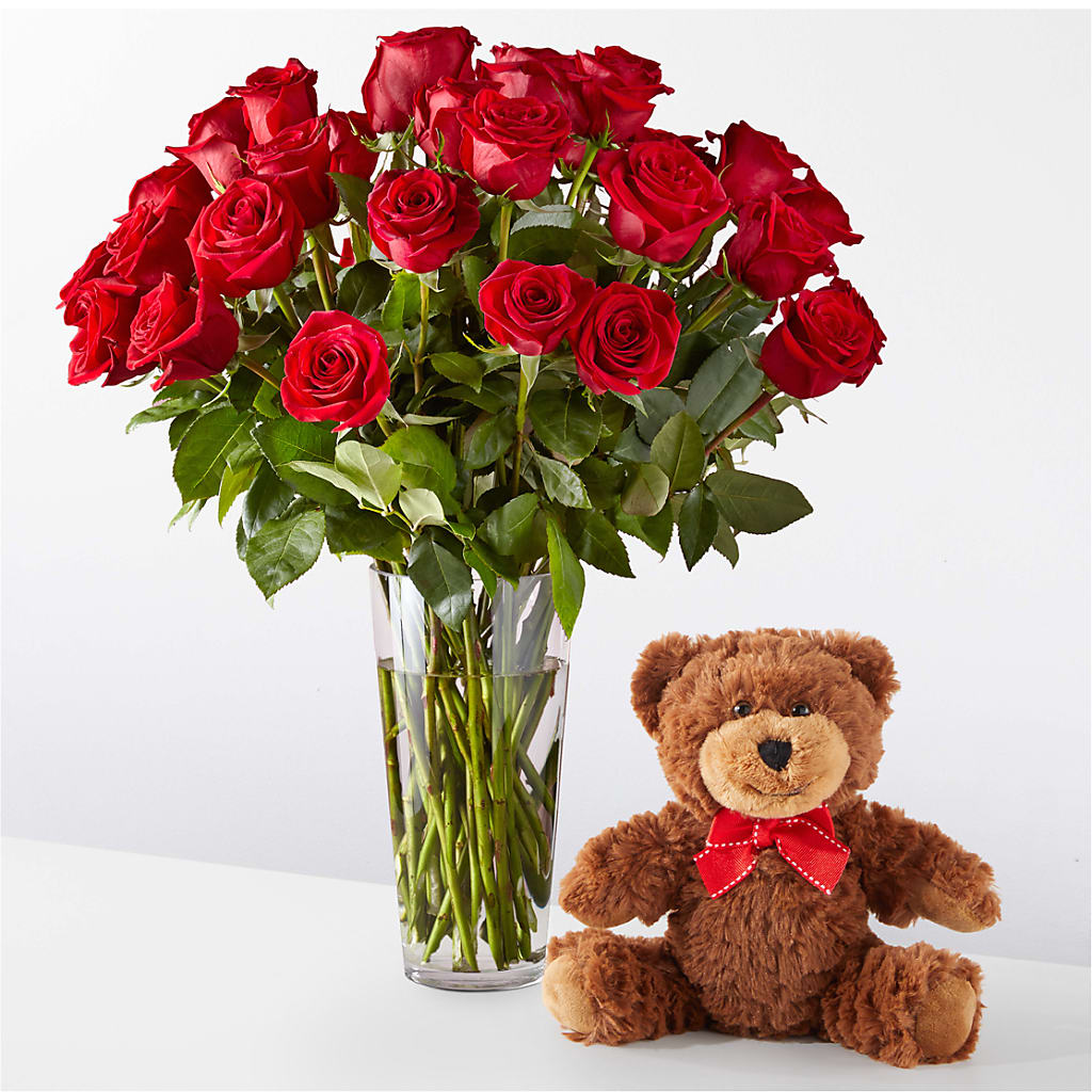 Romantic Long Stem Red Rose Bouquet Bundles – ILLUSIONS FLORAL & GIFTS LLC, Marshfield WI