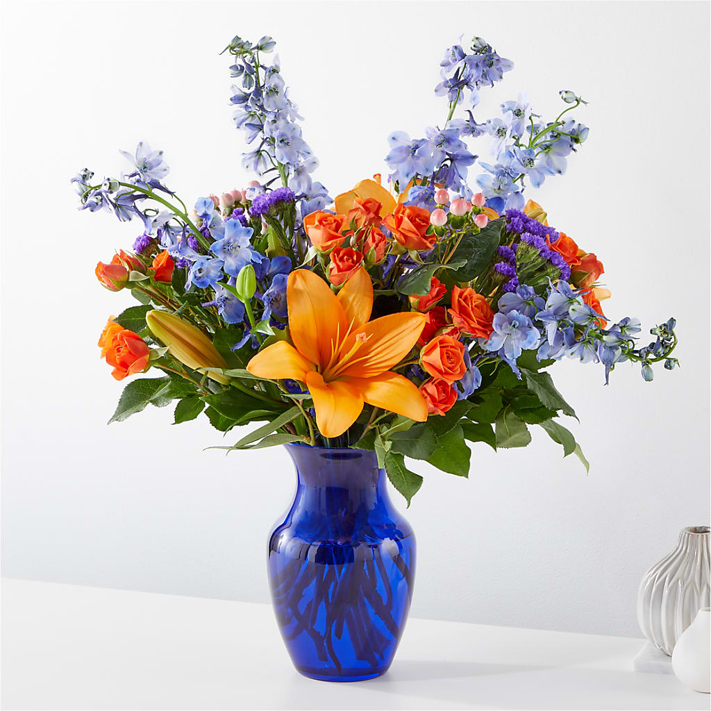Radiant Citrus Bouquet – ILLUSIONS FLORAL & GIFTS LLC, Marshfield WI