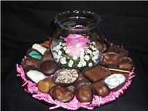 Flower and Candy Tray – ILLUSIONS FLORAL & GIFTS LLC, Marshfield WI