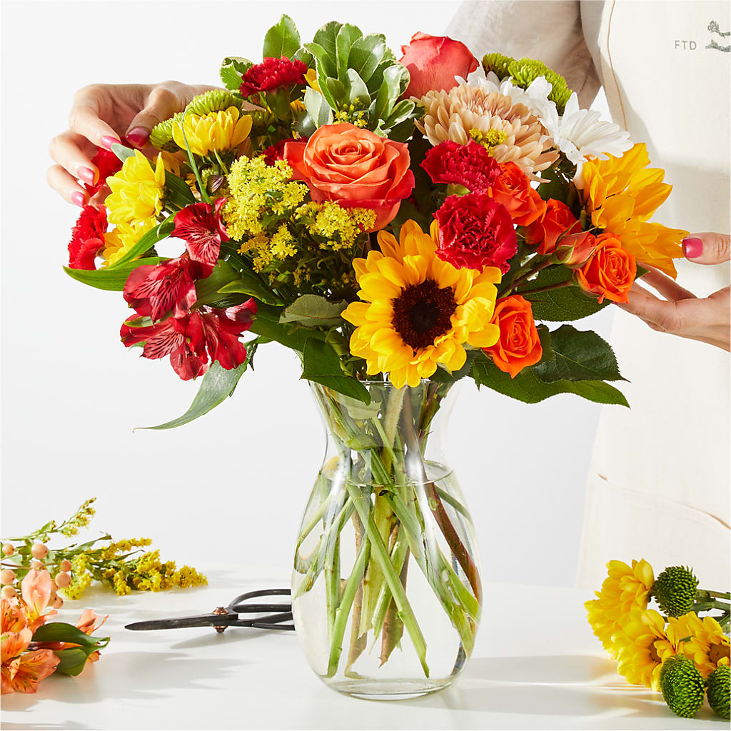 Fall Delight – A Florist Original – ILLUSIONS FLORAL & GIFTS LLC, Marshfield WI