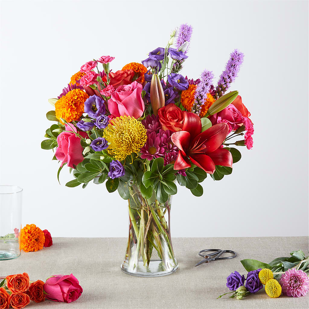 Feast of Color – A Florist Original – ILLUSIONS FLORAL & GIFTS LLC, Marshfield WI
