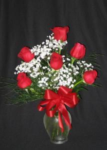6 Long Stem Roses – ILLUSIONS FLORAL & GIFTS LLC, Marshfield WI