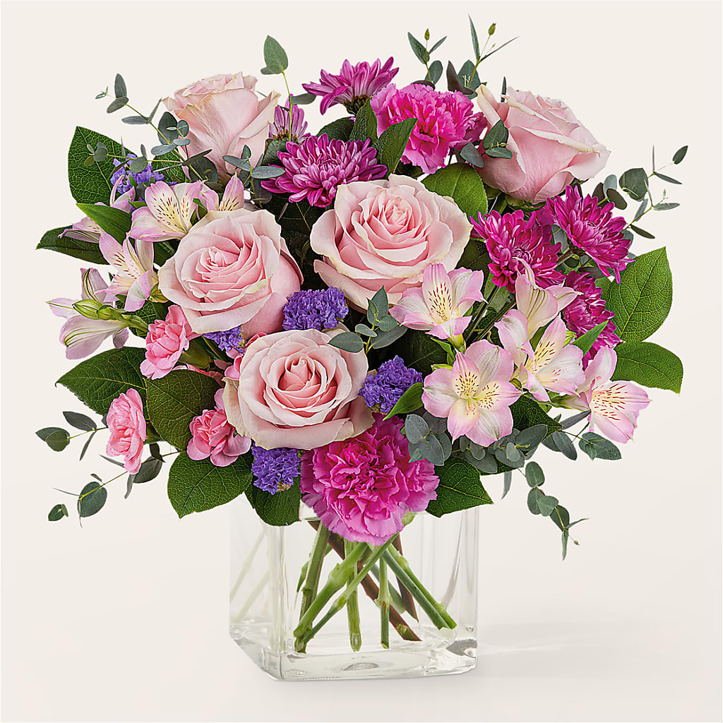 Rosy Radiance Bouquet – ILLUSIONS FLORAL & GIFTS LLC, Marshfield WI