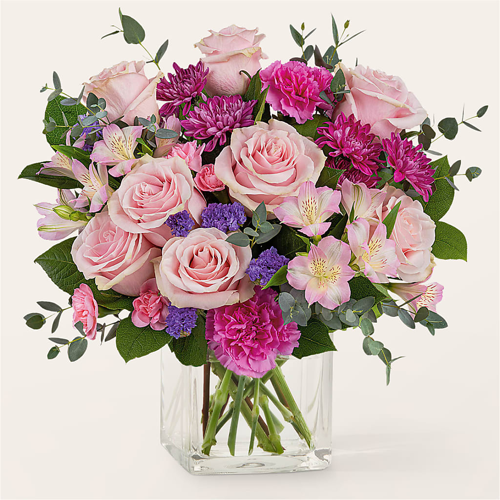 Rosy Radiance Bouquet – ILLUSIONS FLORAL & GIFTS LLC, Marshfield WI