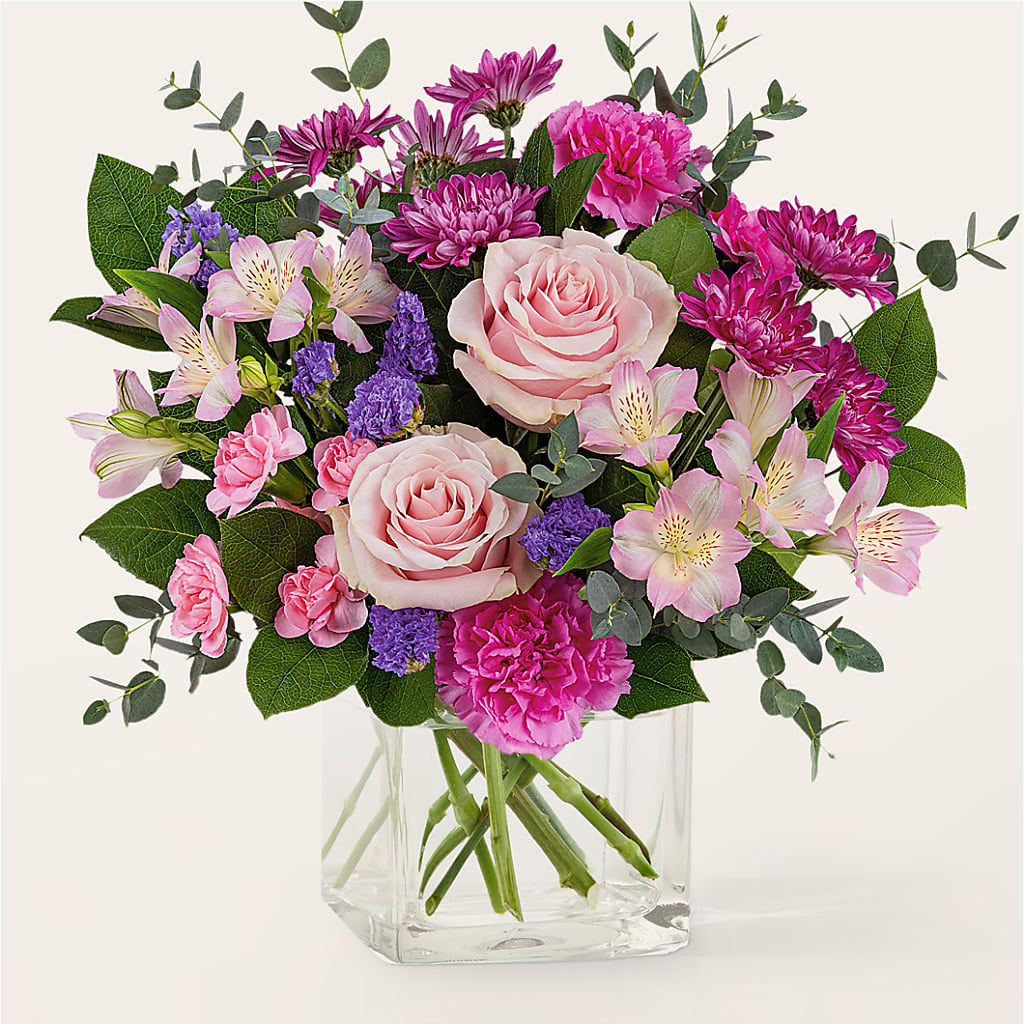 Rosy Radiance Bouquet – ILLUSIONS FLORAL & GIFTS LLC, Marshfield WI