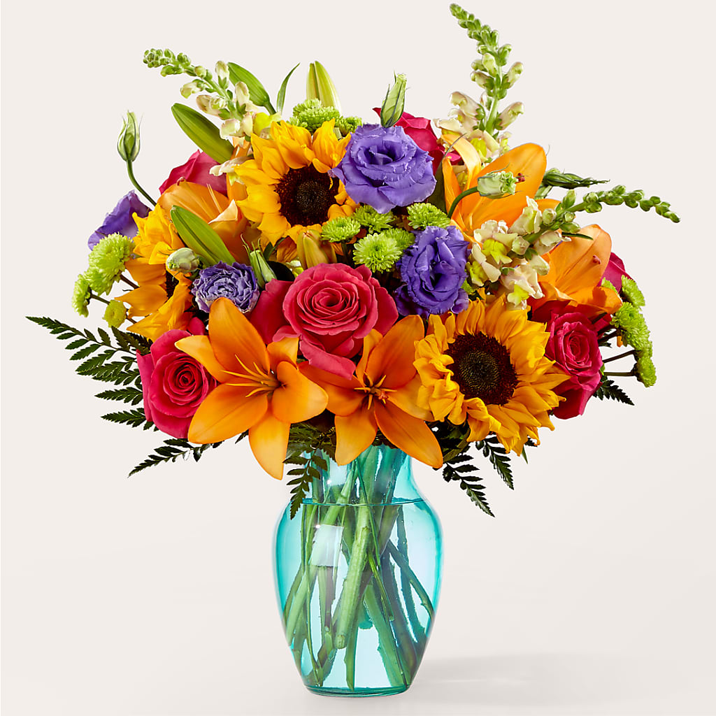 Double Rainbow Bouquet – ILLUSIONS FLORAL & GIFTS LLC, Marshfield WI