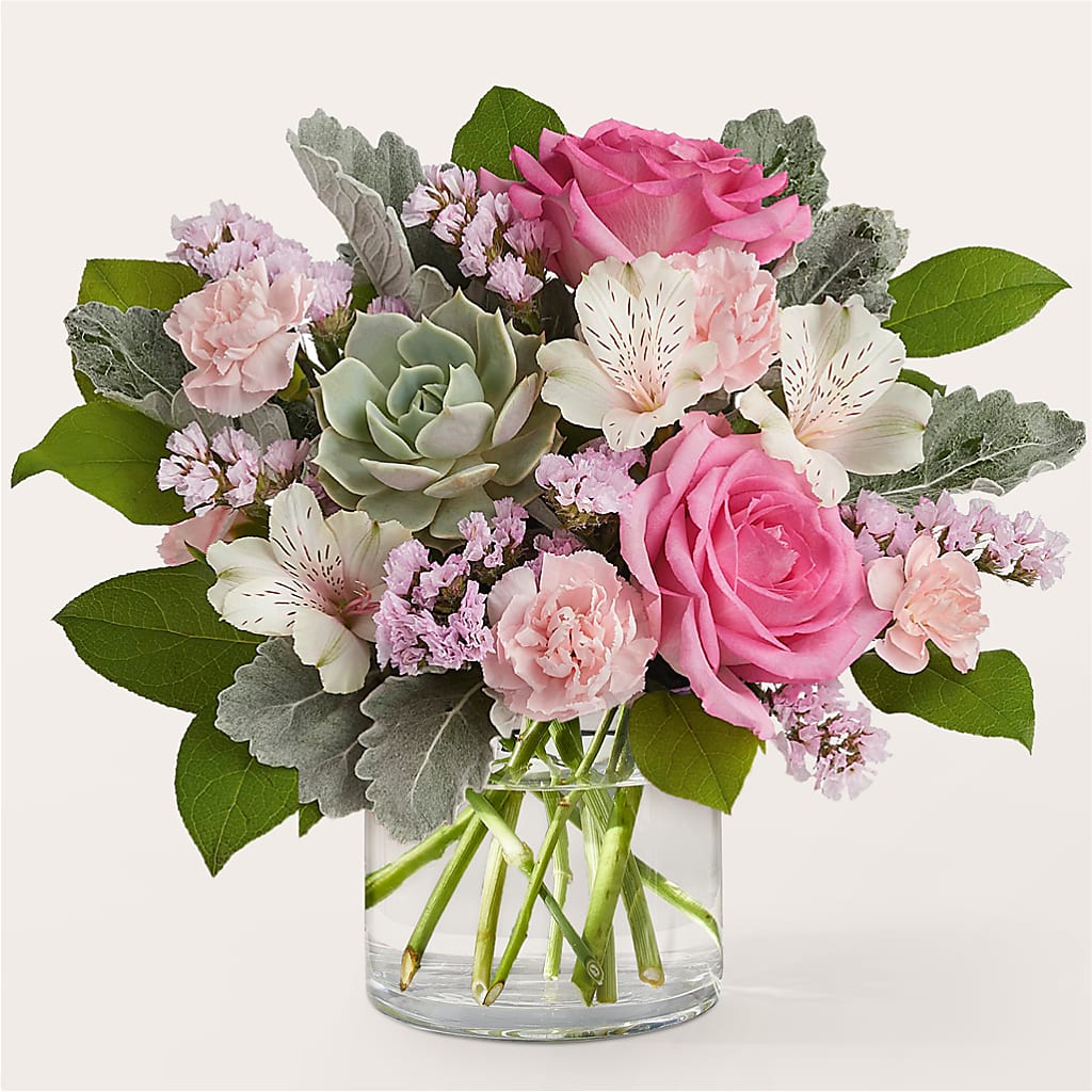 Dusty Rose Bouquet – ILLUSIONS FLORAL & GIFTS LLC, Marshfield WI