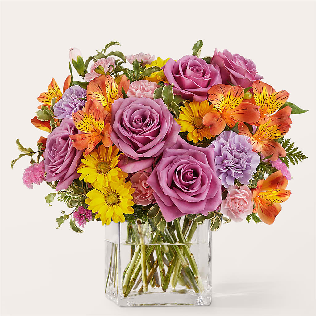 Shades of Happiness Bouquet – ILLUSIONS FLORAL & GIFTS LLC, Marshfield WI