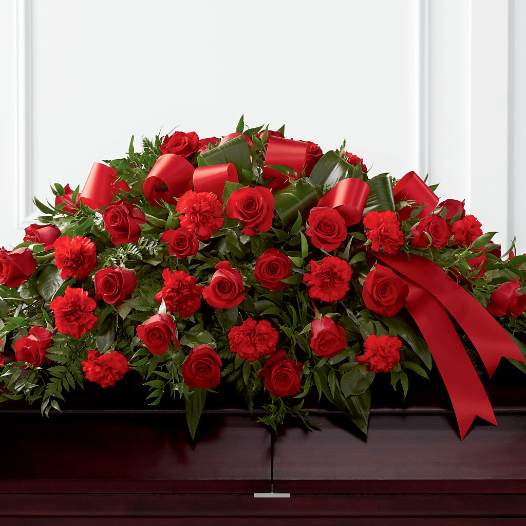 Tribute of Life Casket Spray – ILLUSIONS FLORAL & GIFTS LLC, Marshfield WI