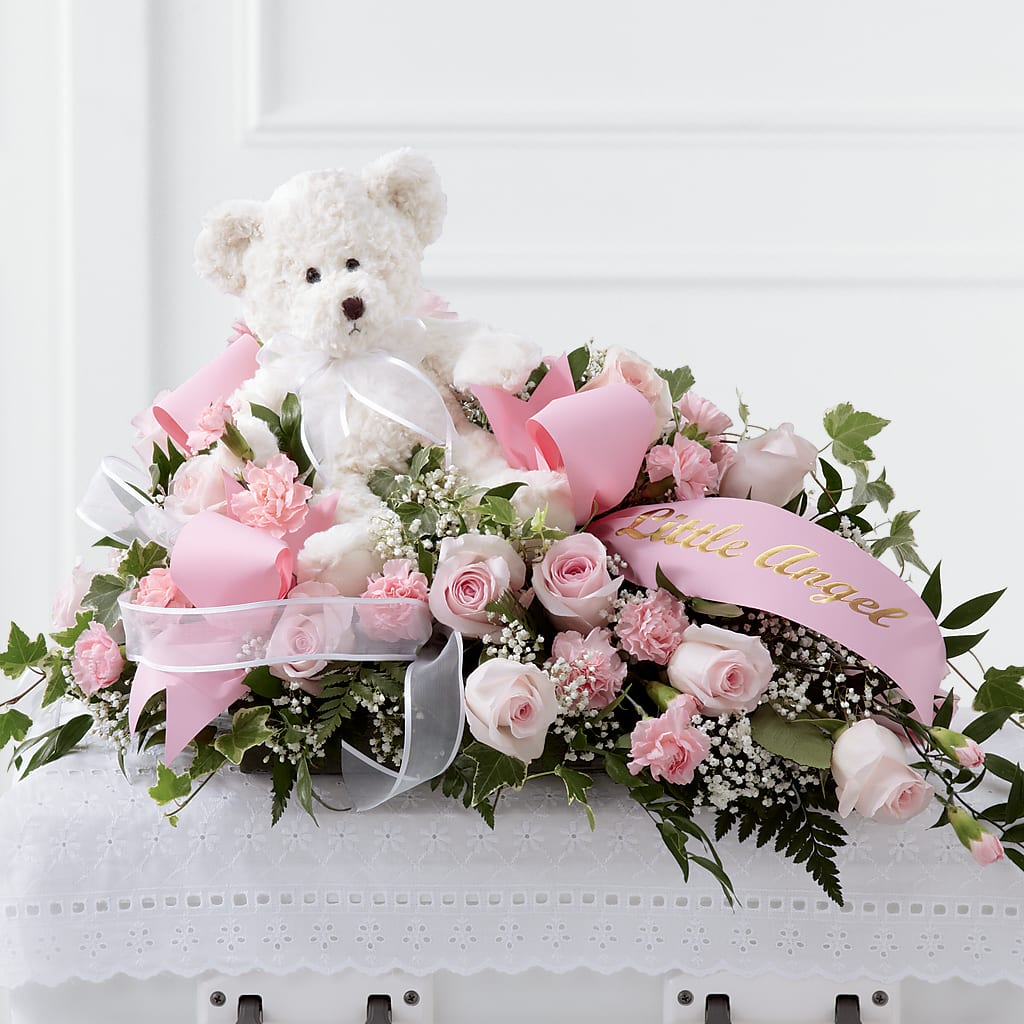 Touch of Sympathy Casket Spray – ILLUSIONS FLORAL & GIFTS LLC, Marshfield WI