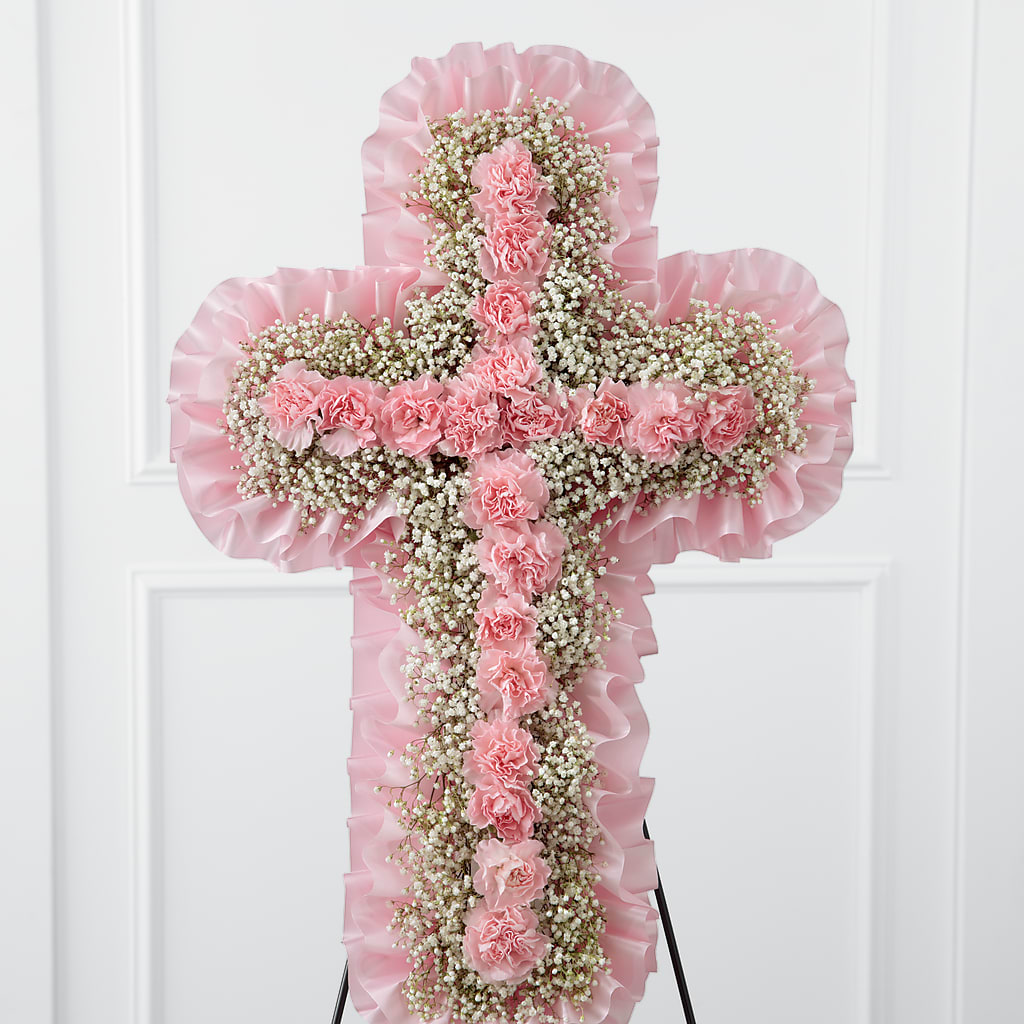 Angel's Cross Easel – ILLUSIONS FLORAL & GIFTS LLC, Marshfield WI
