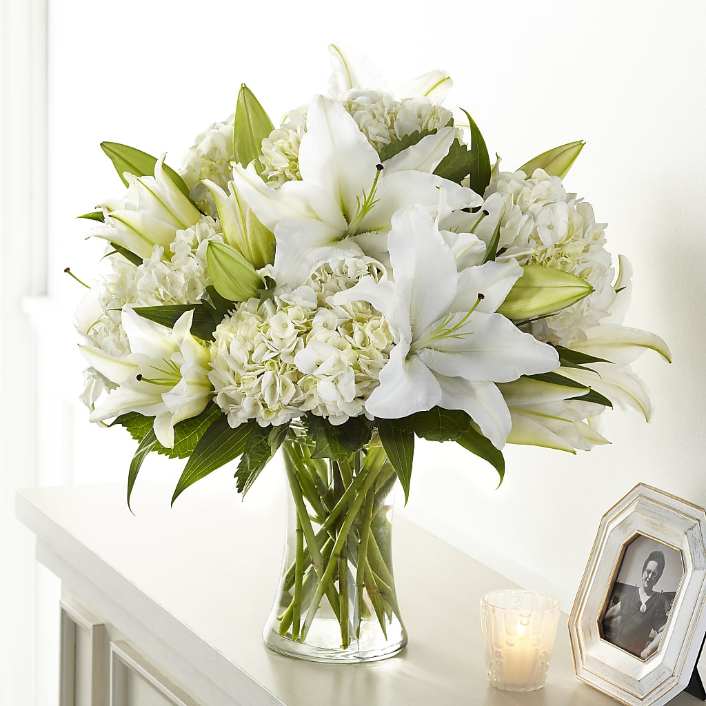 Compassionate Lily Bouquet – ILLUSIONS FLORAL & GIFTS LLC, Marshfield WI