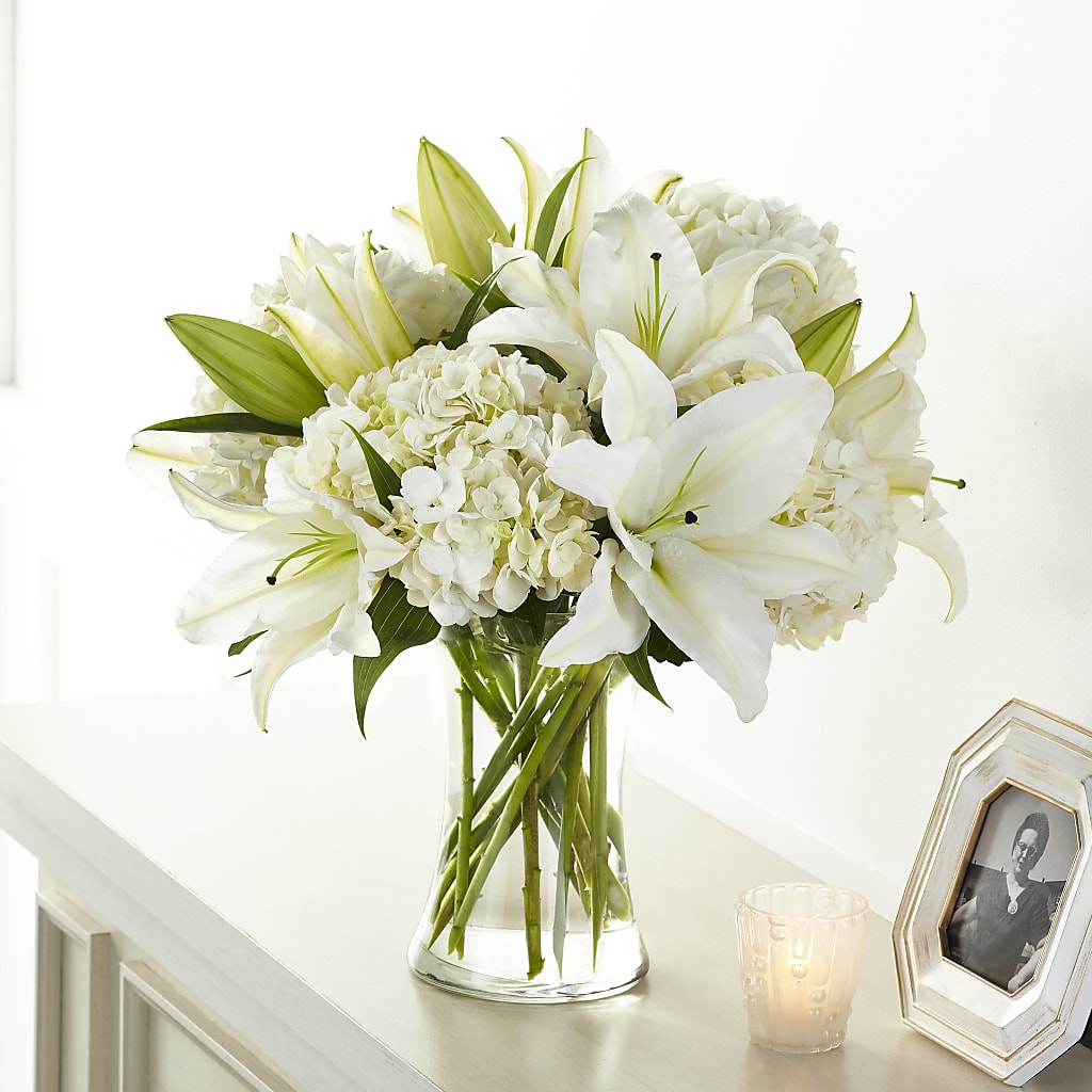 Compassionate Lily Bouquet – ILLUSIONS FLORAL & GIFTS LLC, Marshfield WI