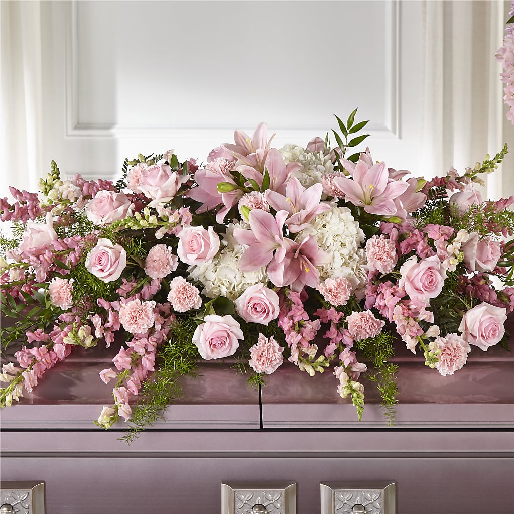 Life & Remembrance Casket Spray – ILLUSIONS FLORAL & GIFTS LLC, Marshfield WI