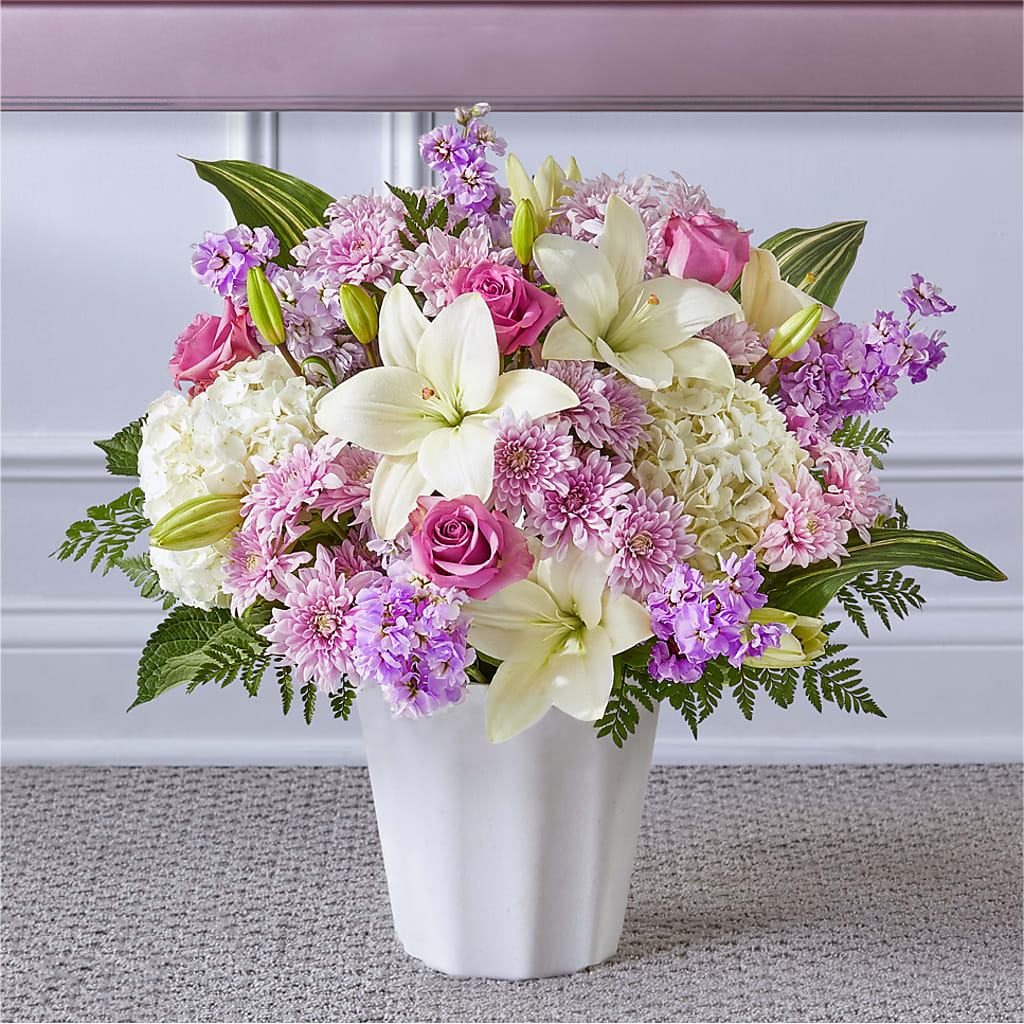 Heaven Sent Floor Basket – ILLUSIONS FLORAL & GIFTS LLC, Marshfield WI