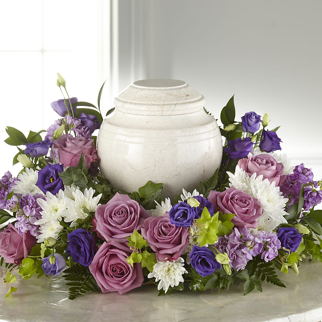 Blooming Sympathy Cremation Adornment – ILLUSIONS FLORAL & GIFTS LLC, Marshfield WI