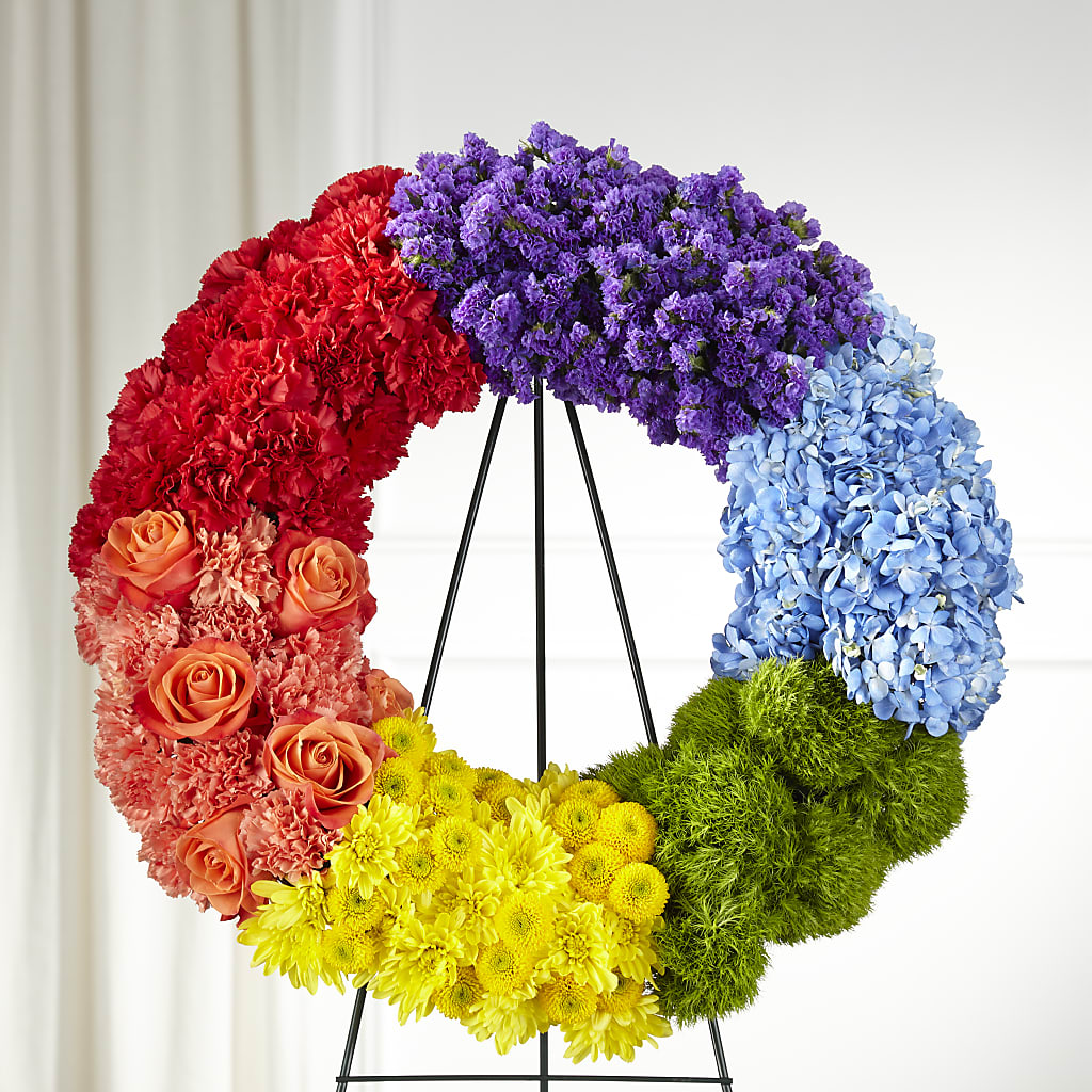 Circle of Love Wreath – ILLUSIONS FLORAL & GIFTS LLC, Marshfield WI
