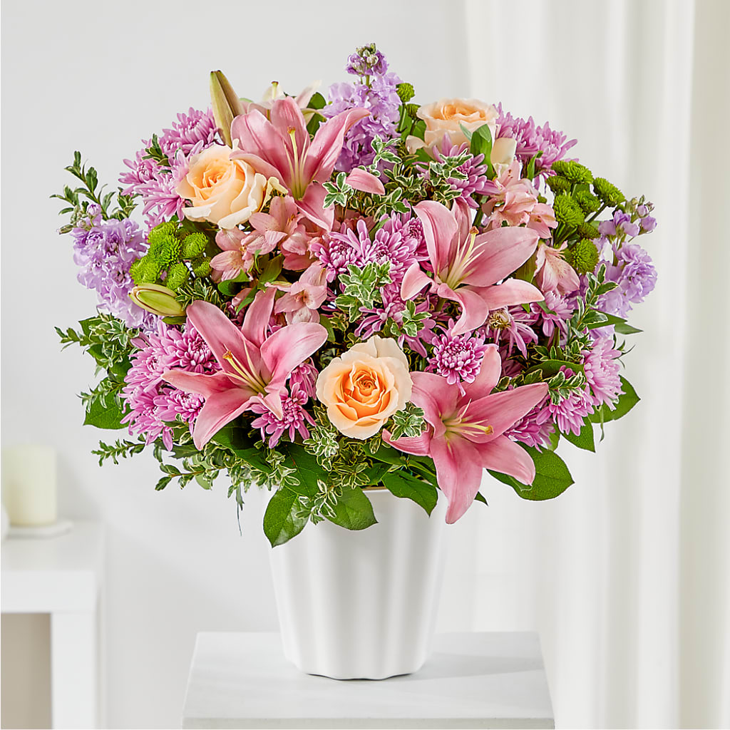 Supportive Embrace Tabletop Basket – ILLUSIONS FLORAL & GIFTS LLC, Marshfield WI