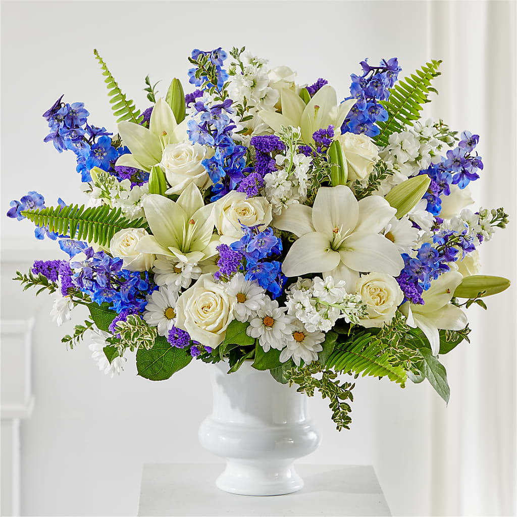 Expressions of Hope Urn Arrangement – ILLUSIONS FLORAL & GIFTS LLC, Marshfield WI