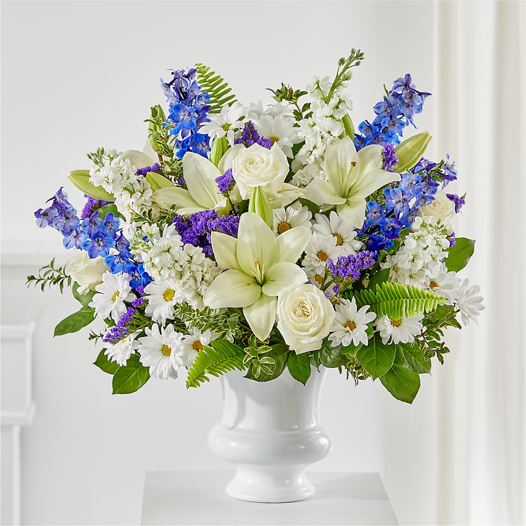Expressions of Hope Urn Arrangement – ILLUSIONS FLORAL & GIFTS LLC, Marshfield WI