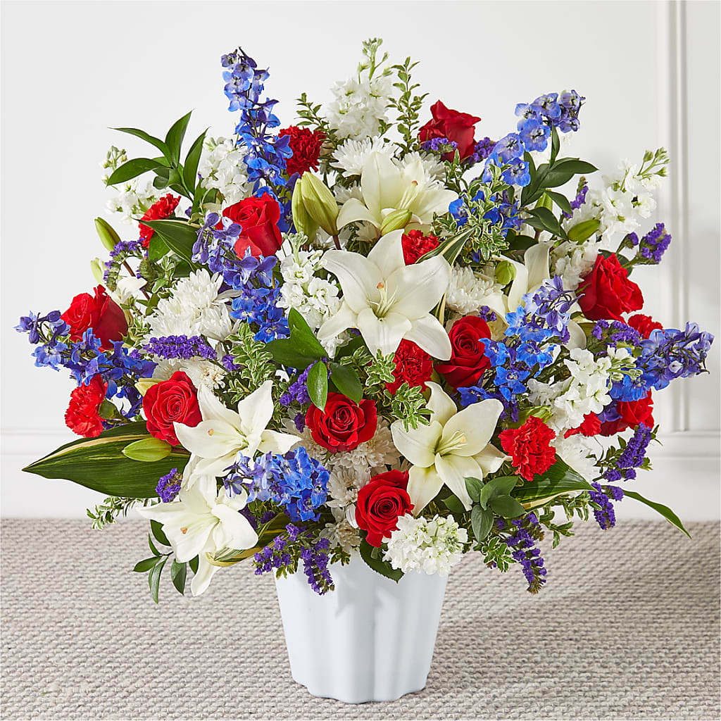 Consoled Floor Basket – ILLUSIONS FLORAL & GIFTS LLC, Marshfield WI