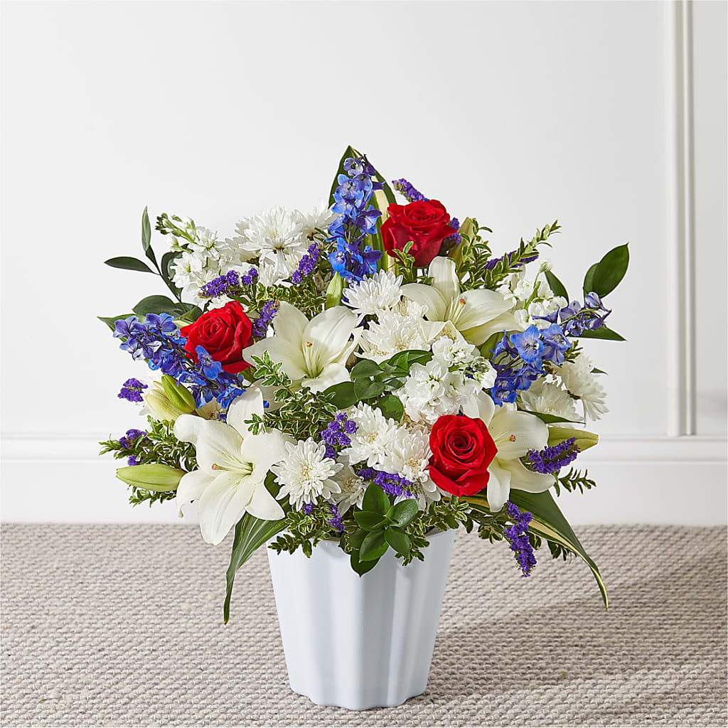 Consoled Floor Basket – ILLUSIONS FLORAL & GIFTS LLC, Marshfield WI