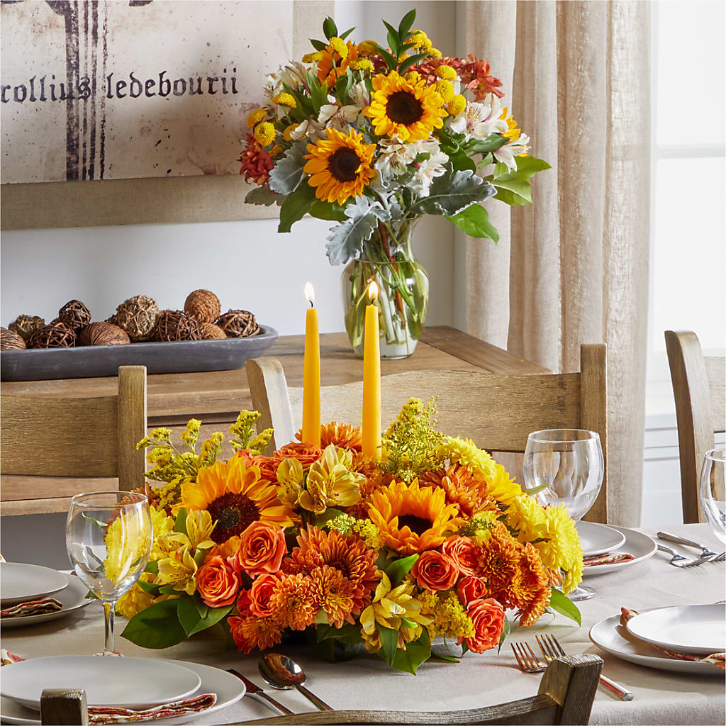 Golden Gathering Bundle – ILLUSIONS FLORAL & GIFTS LLC, Marshfield WI