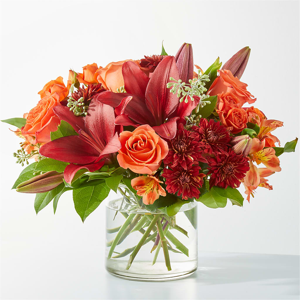 Crimson Leaves Bouquet – ILLUSIONS FLORAL & GIFTS LLC, Marshfield WI