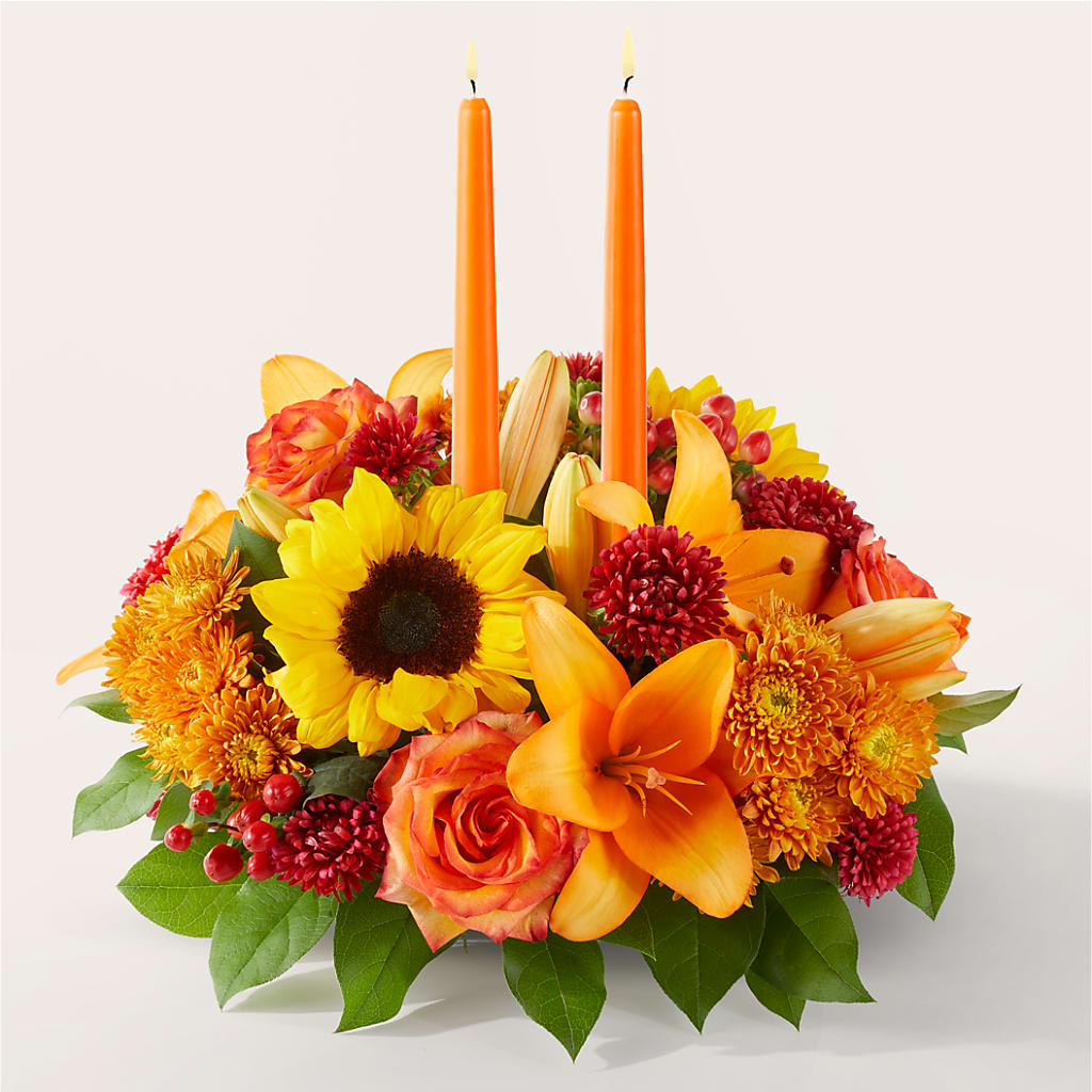 Grateful Centerpiece – ILLUSIONS FLORAL & GIFTS LLC, Marshfield WI
