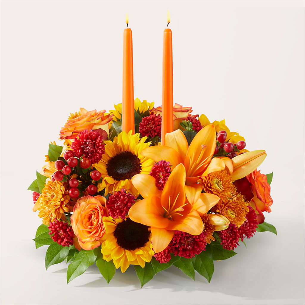 Grateful Centerpiece – ILLUSIONS FLORAL & GIFTS LLC, Marshfield WI