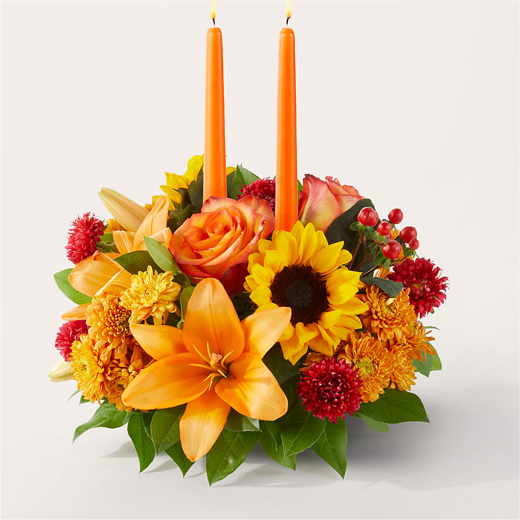 Grateful Centerpiece – ILLUSIONS FLORAL & GIFTS LLC, Marshfield WI