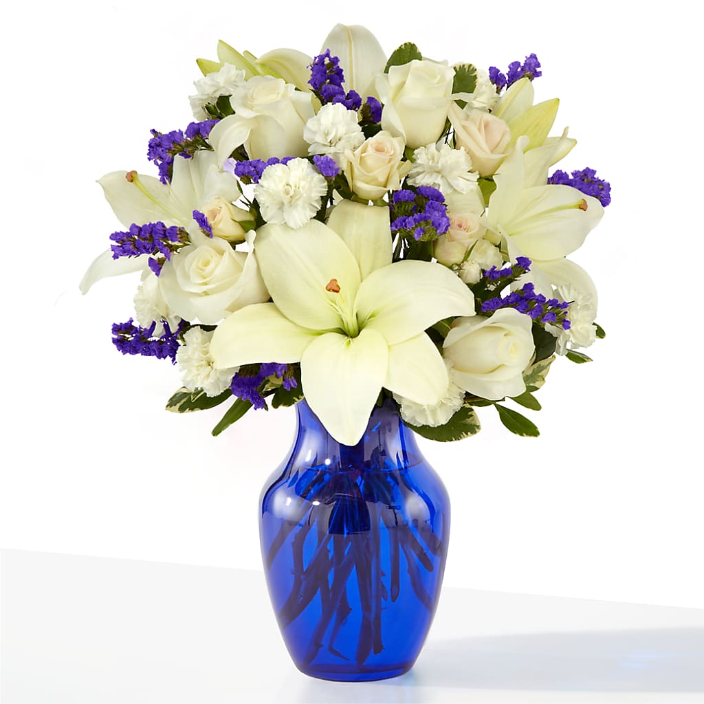 Sapphire Rush Bouquet – ILLUSIONS FLORAL & GIFTS LLC, Marshfield WI