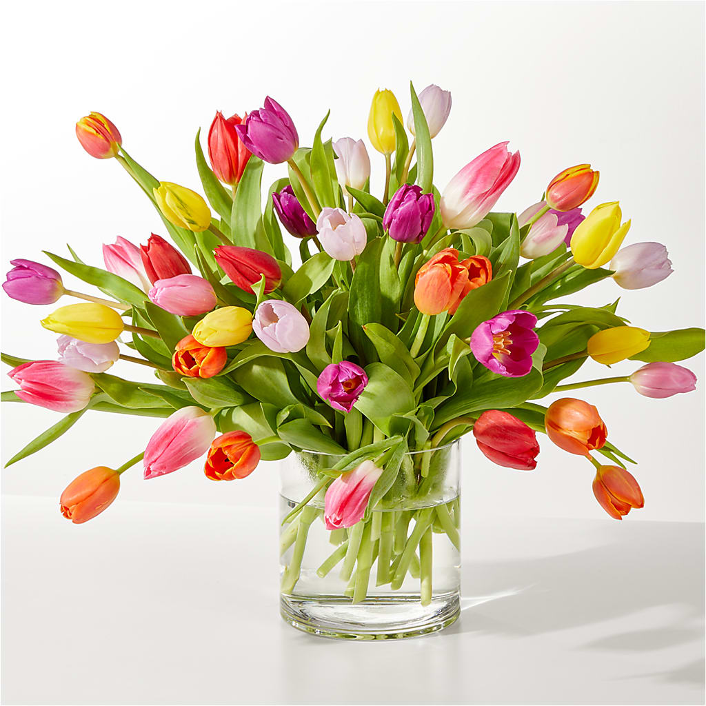 Spring's Calling Tulip Bouquet – ILLUSIONS FLORAL & GIFTS LLC, Marshfield WI