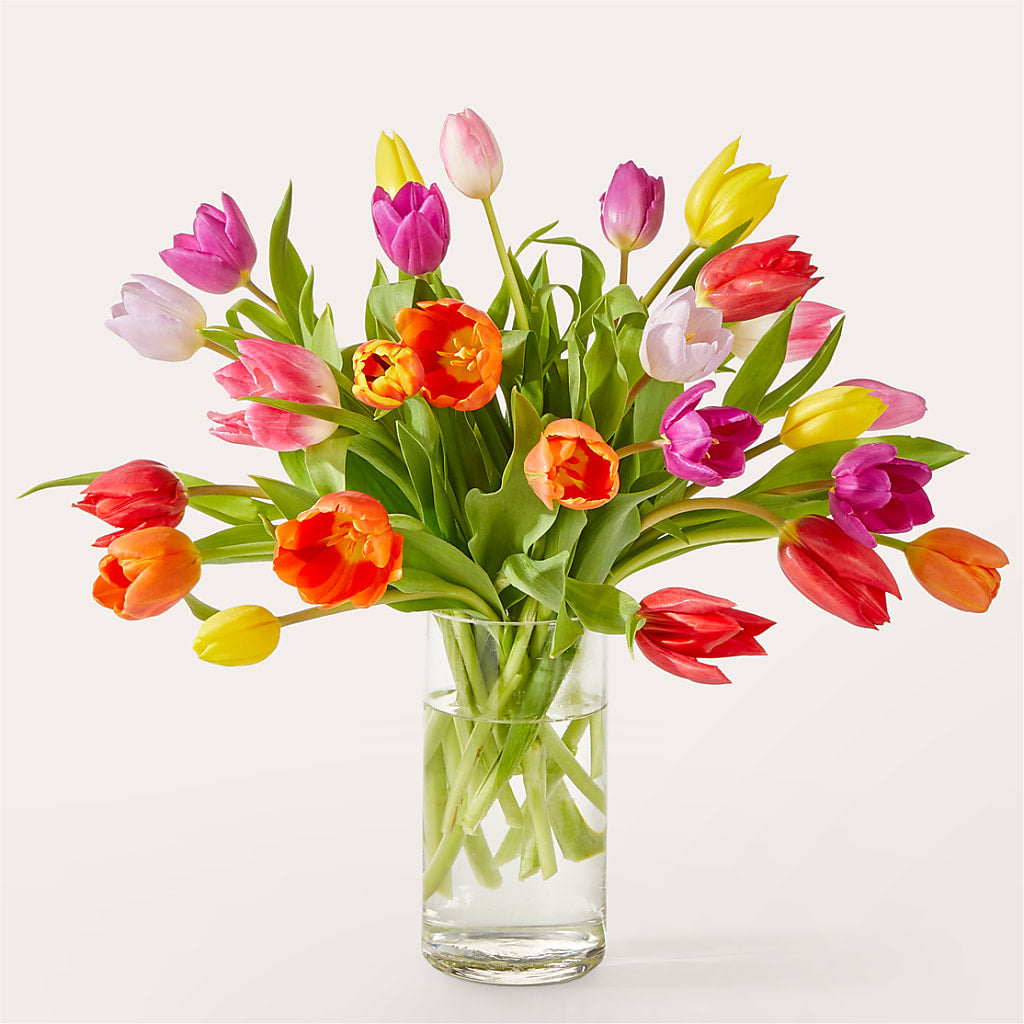 Let's Talk Tulips Bouquet – ILLUSIONS FLORAL & GIFTS LLC, Marshfield WI
