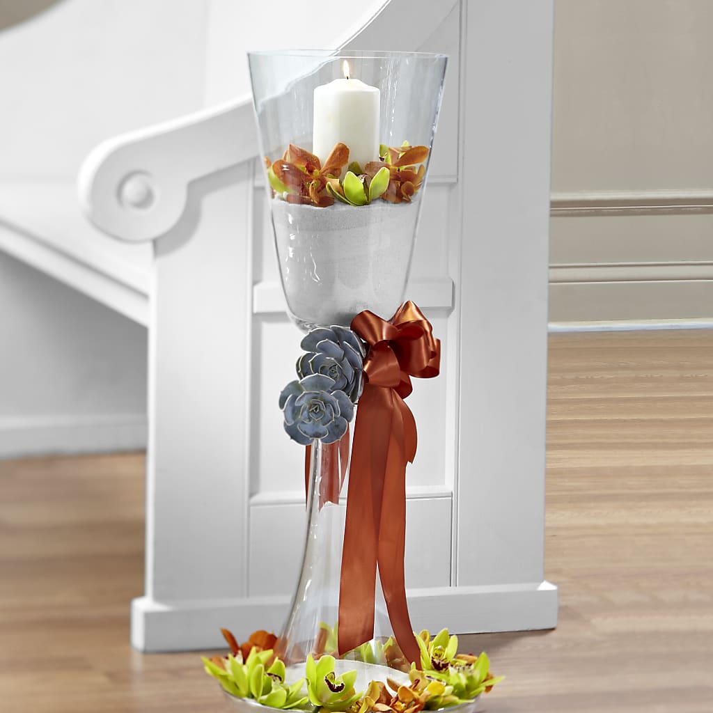 Matrimony Pew Decor – ILLUSIONS FLORAL & GIFTS LLC, Marshfield WI