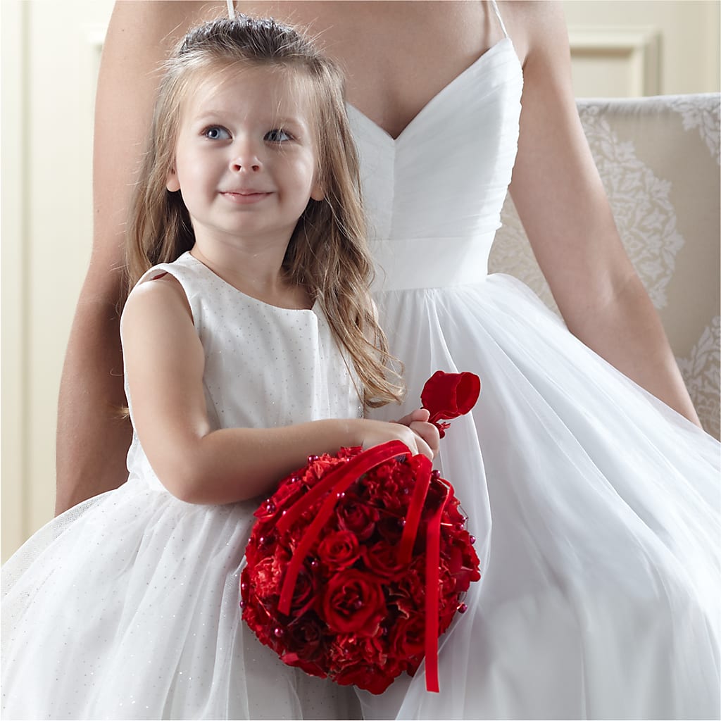 Pure at Heart Flower Girl Arrangement – ILLUSIONS FLORAL & GIFTS LLC, Marshfield WI