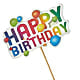 Happy Birthday Pick – ILLUSIONS FLORAL & GIFTS LLC, Marshfield WI