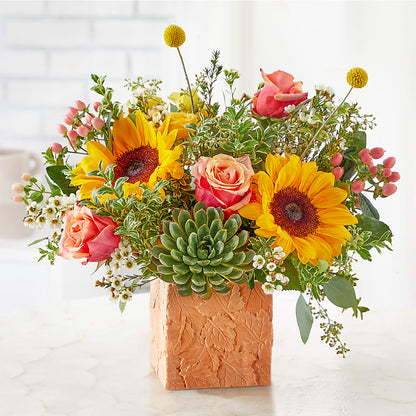 Sunflower Season Bouquet – ILLUSIONS FLORAL & GIFTS LLC, Marshfield WI