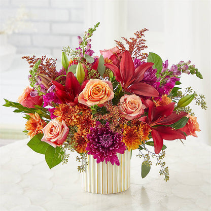 Burgundy Landscape Bouquet – ILLUSIONS FLORAL & GIFTS LLC, Marshfield WI