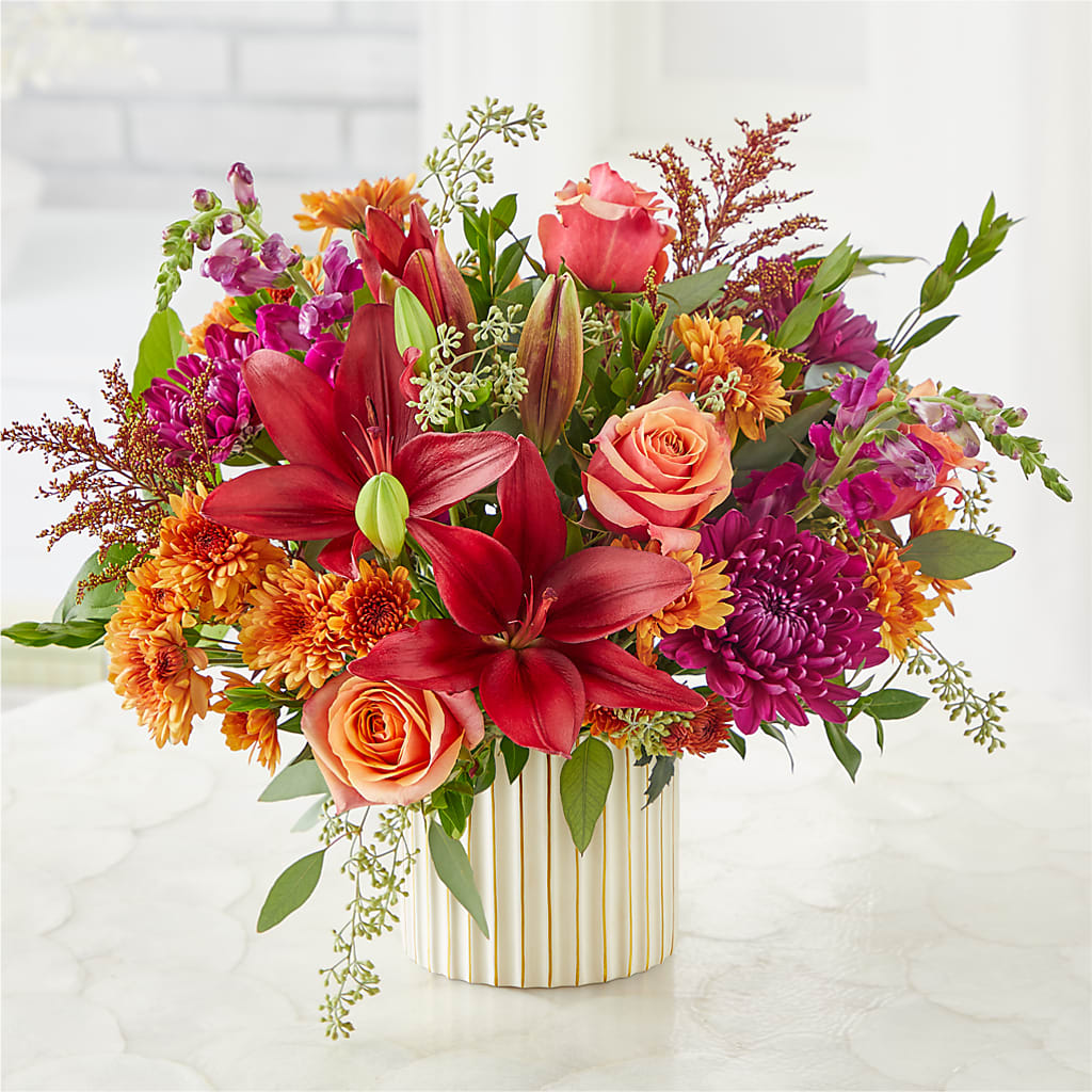 Burgundy Landscape Bouquet – ILLUSIONS FLORAL & GIFTS LLC, Marshfield WI
