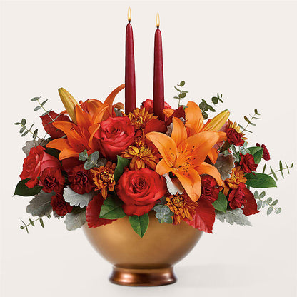 Fruits of Fall Centerpiece – ILLUSIONS FLORAL & GIFTS LLC, Marshfield WI