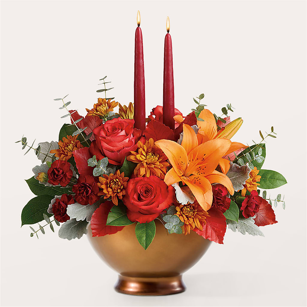 Fruits of Fall Centerpiece – ILLUSIONS FLORAL & GIFTS LLC, Marshfield WI