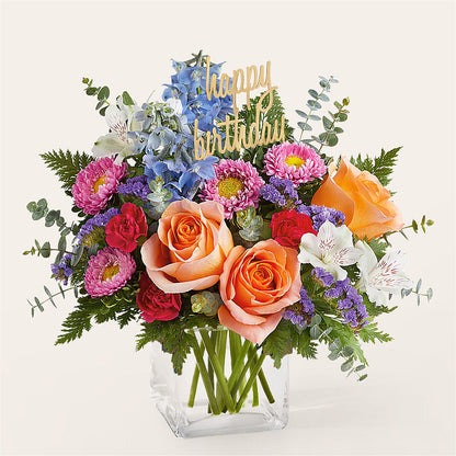 Birthday Bash Bouquet – ILLUSIONS FLORAL & GIFTS LLC, Marshfield WI