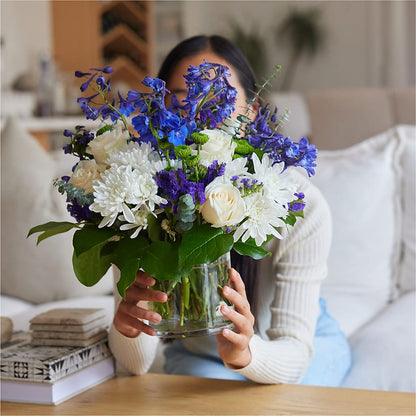 Cerulean Waves Bouquet – ILLUSIONS FLORAL & GIFTS LLC, Marshfield WI