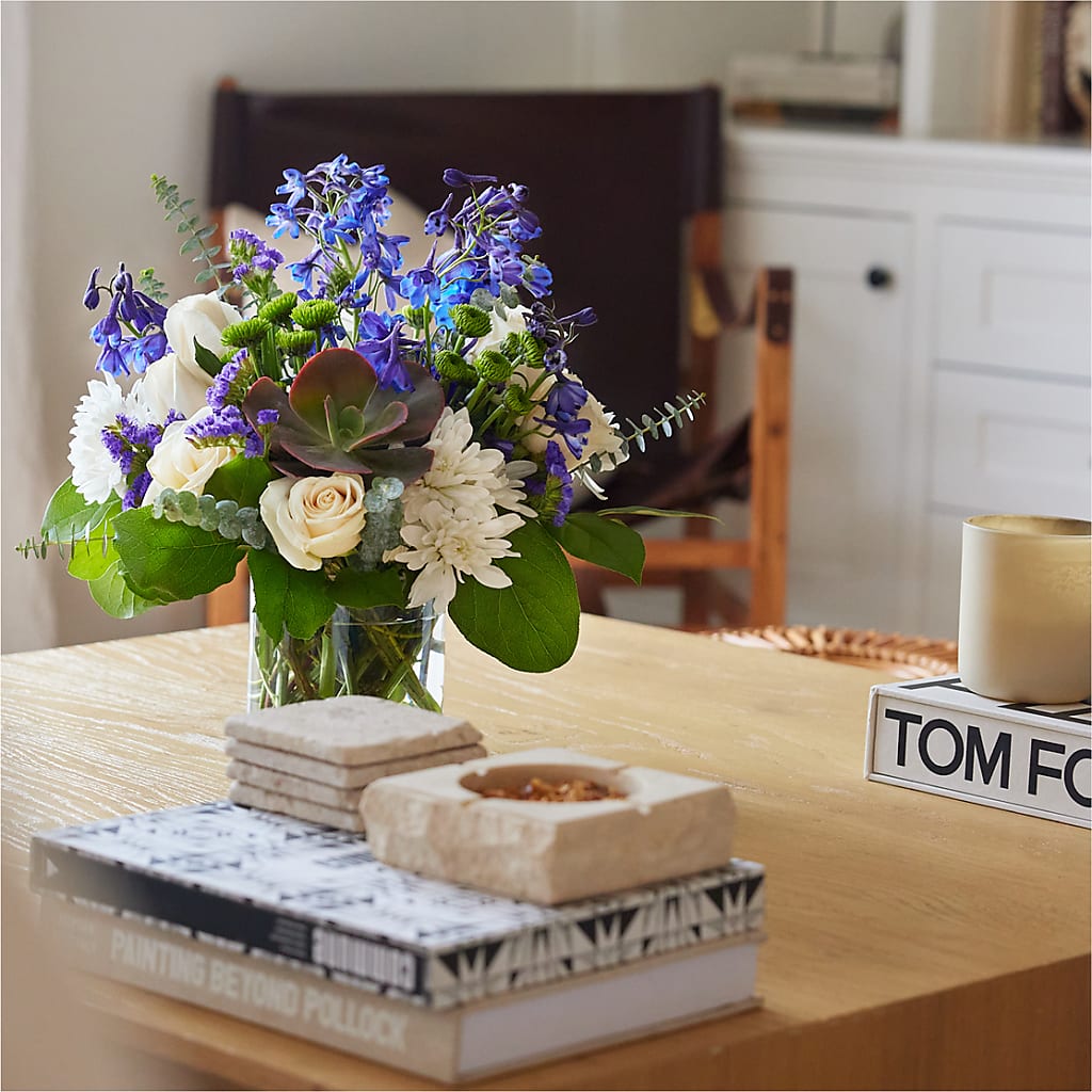 Cerulean Waves Bouquet – ILLUSIONS FLORAL & GIFTS LLC, Marshfield WI