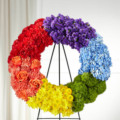 Circle of Love Wreath – ILLUSIONS FLORAL & GIFTS LLC, Marshfield WI