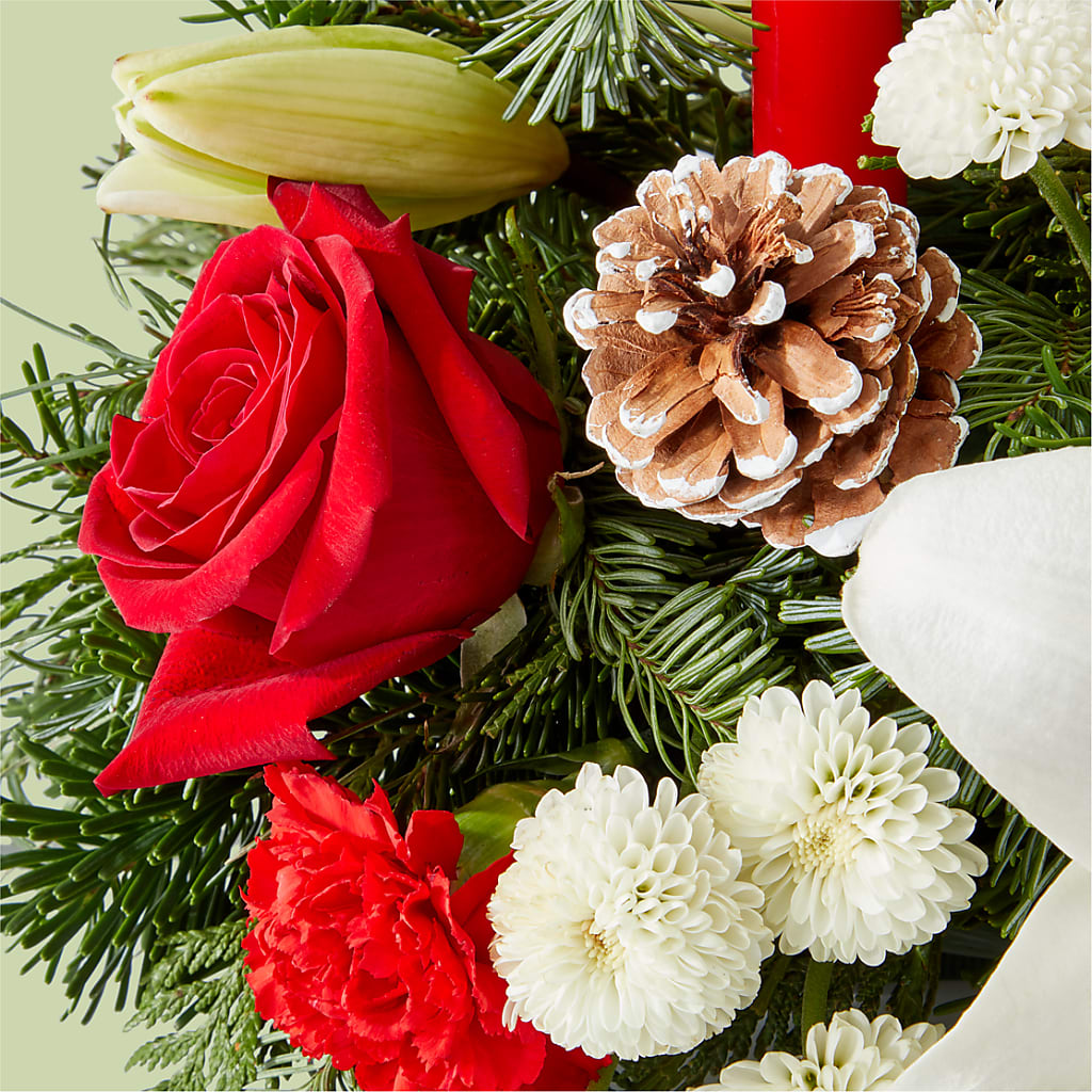 Seasonal Festivities Centerpiece – ILLUSIONS FLORAL & GIFTS LLC, Marshfield WI